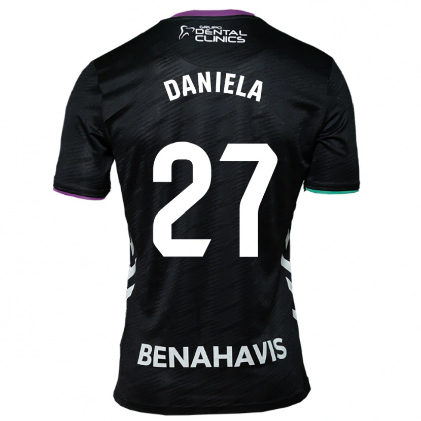 Danxen Herren Daniela Sáenz Parra #27 Schwarz Lila Grün Auswärtstrikot Trikot 2025/26 T-Shirt Österreich