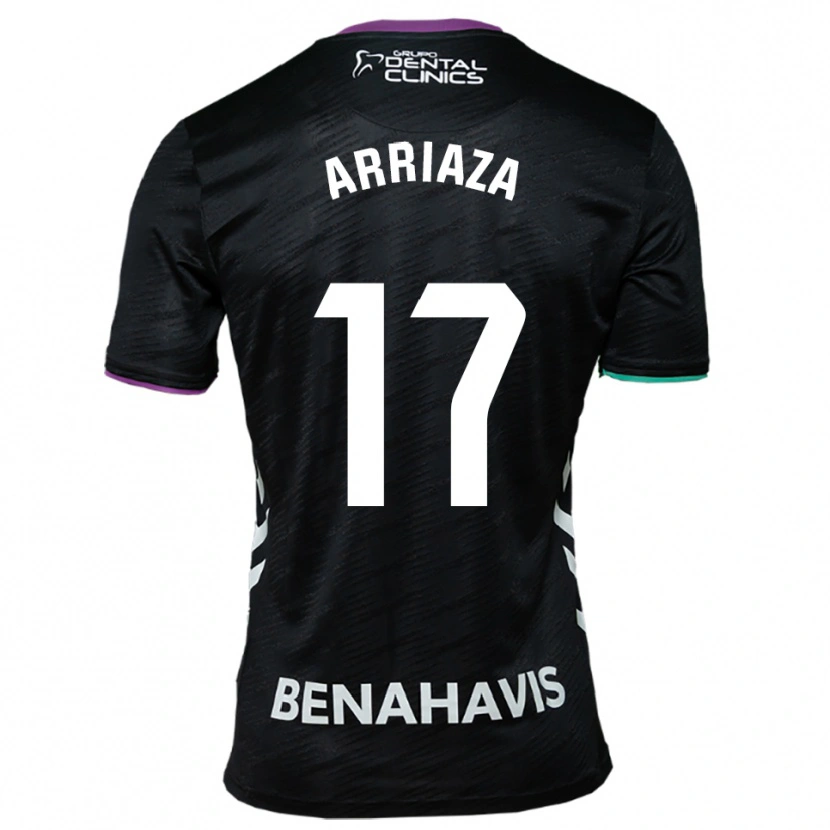 Danxen Herren Pablo Arriaza #17 Schwarz Lila Grün Auswärtstrikot Trikot 2025/26 T-Shirt Österreich