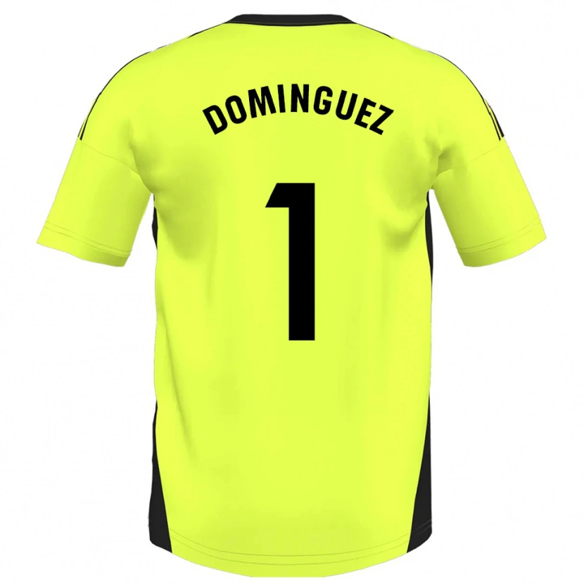 Danxen Herren Iago Domínguez #1 Fluoreszierendes Gelb Auswärtstrikot Trikot 2025/26 T-Shirt Österreich