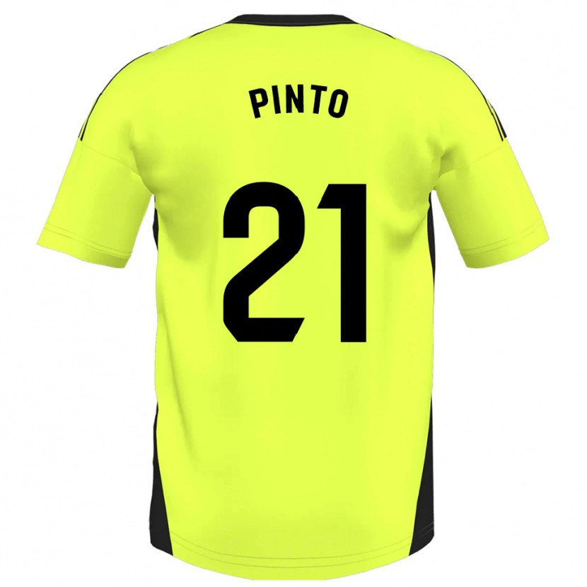 Danxen Herren Yidne Pinto #21 Fluoreszierendes Gelb Auswärtstrikot Trikot 2025/26 T-Shirt Österreich
