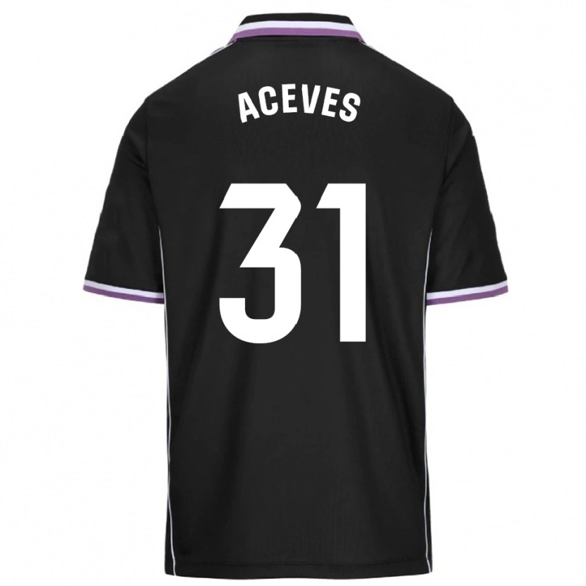 Danxen Herren Álvaro Aceves #31 Lila Schwarz Auswärtstrikot Trikot 2025/26 T-Shirt Österreich