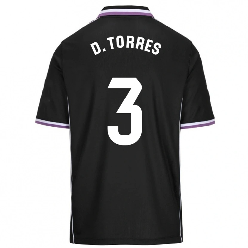 Danxen Herren David Torres #3 Lila Schwarz Auswärtstrikot Trikot 2025/26 T-Shirt Österreich