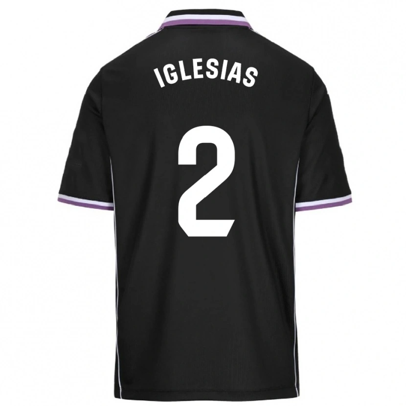 Danxen Herren Koke Iglesias #2 Lila Schwarz Auswärtstrikot Trikot 2025/26 T-Shirt Österreich