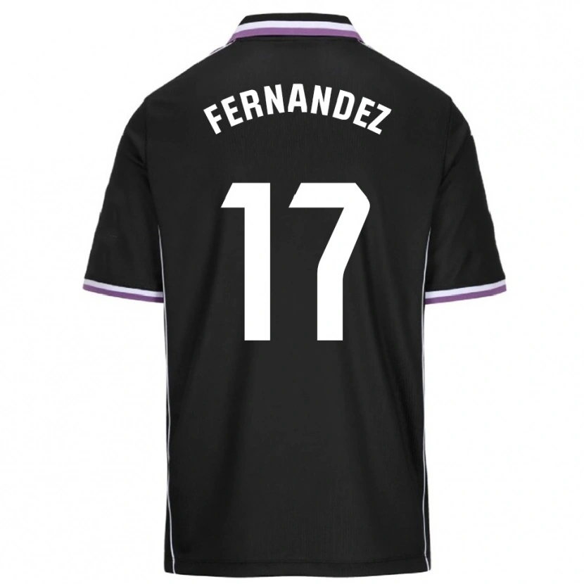 Danxen Herren Dani Fernández #17 Lila Schwarz Auswärtstrikot Trikot 2025/26 T-Shirt Österreich