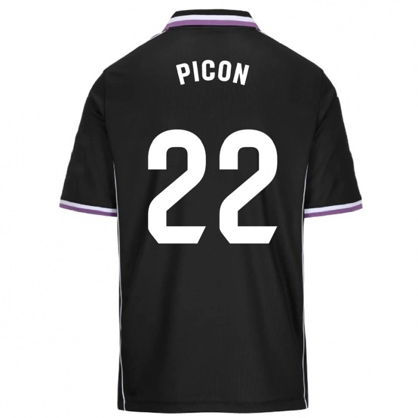 Danxen Herren Pablo Picón #22 Lila Schwarz Auswärtstrikot Trikot 2025/26 T-Shirt Österreich