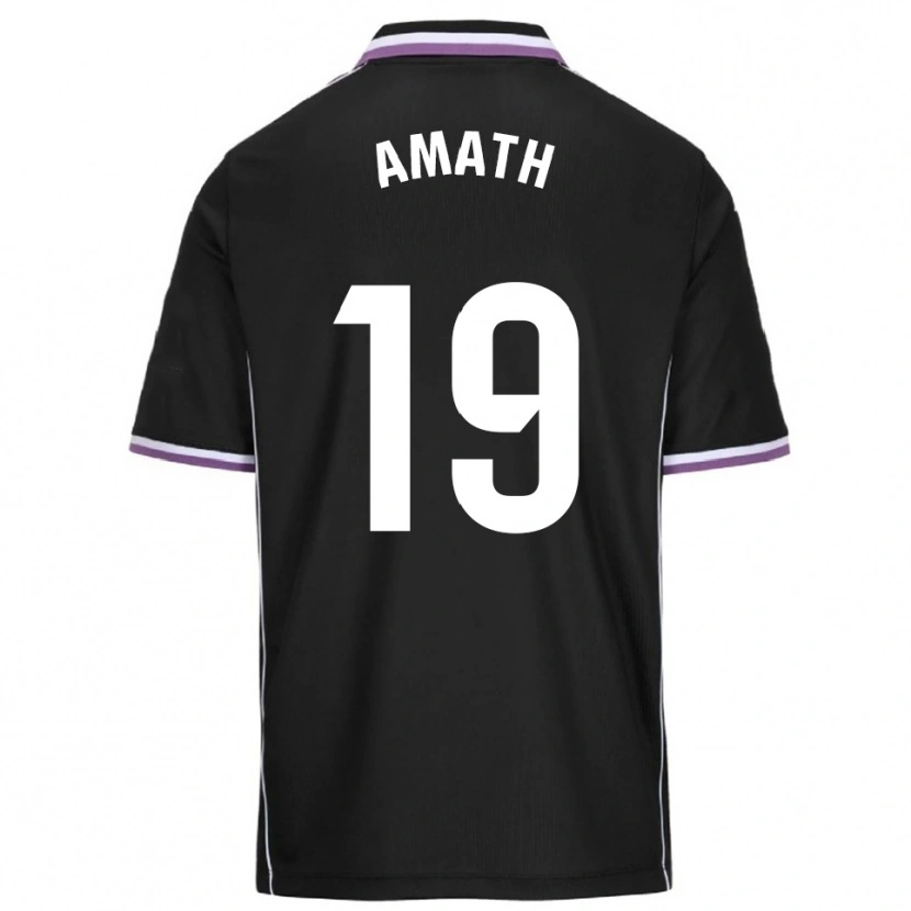 Danxen Herren Amath Ndiaye #19 Lila Schwarz Auswärtstrikot Trikot 2025/26 T-Shirt Österreich