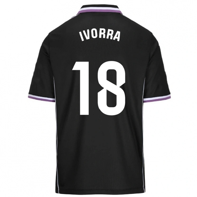 Danxen Herren Iker Ivorra #18 Lila Schwarz Auswärtstrikot Trikot 2025/26 T-Shirt Österreich