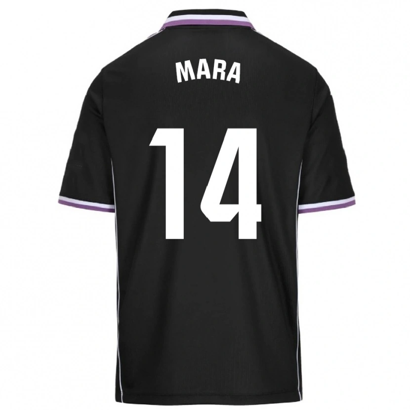 Danxen Herren Mara Martínez Fuertes #14 Lila Schwarz Auswärtstrikot Trikot 2025/26 T-Shirt Österreich