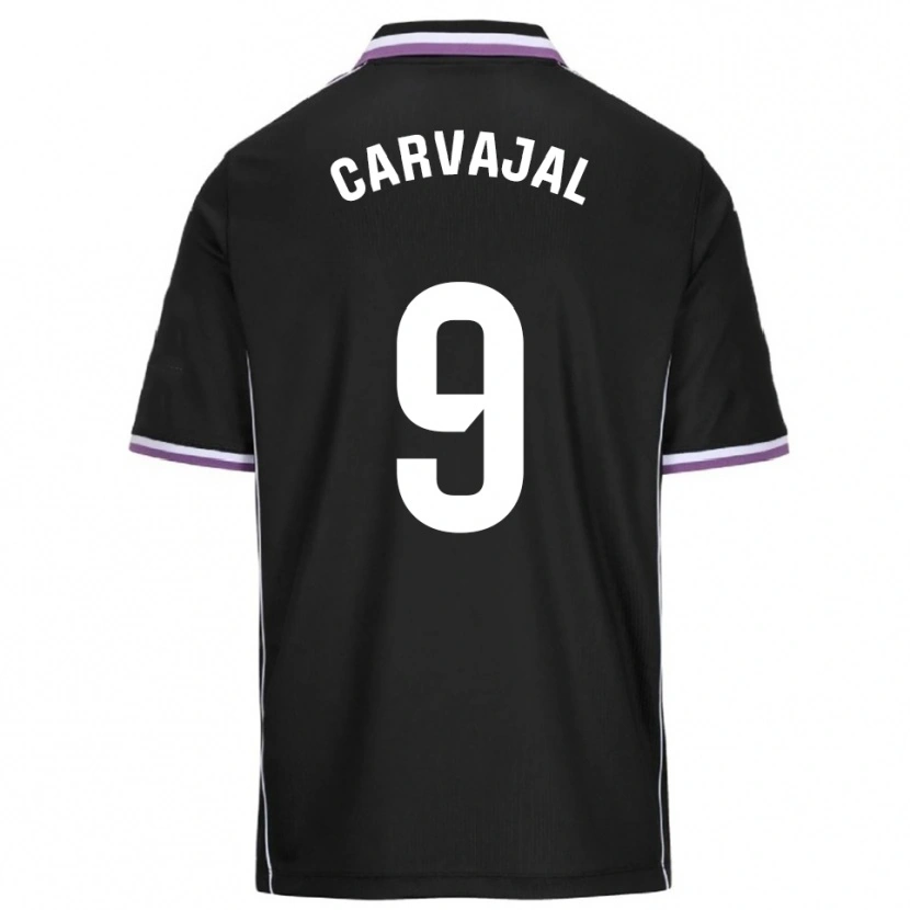 Danxen Herren Ángel Carvajal #9 Lila Schwarz Auswärtstrikot Trikot 2025/26 T-Shirt Österreich
