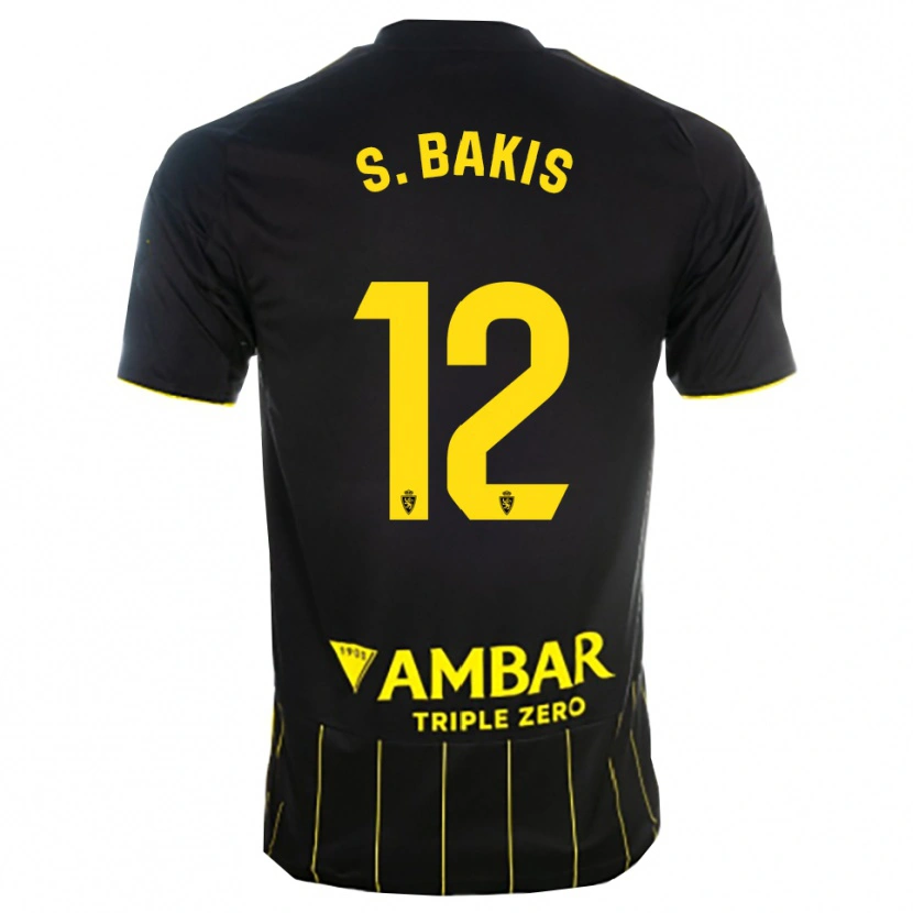 Danxen Herren Sinan Bakış #12 Schwarz Gelb Auswärtstrikot Trikot 2025/26 T-Shirt Österreich