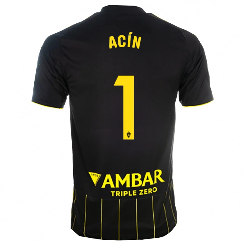 Danxen Herren Guillermo Acín #1 Schwarz Gelb Auswärtstrikot Trikot 2025/26 T-Shirt Österreich