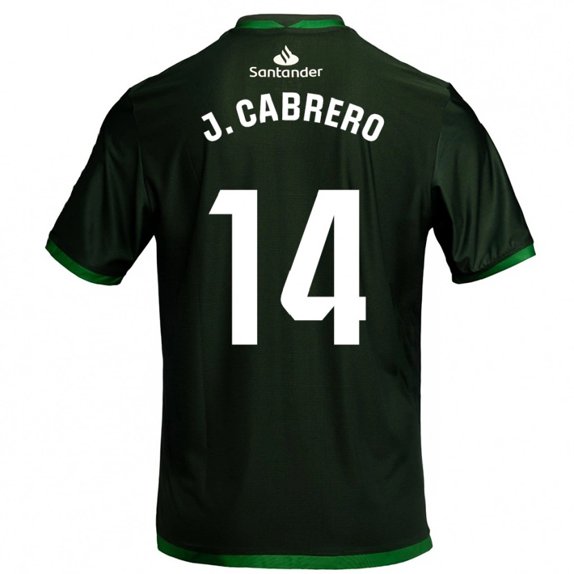 Danxen Herren Jimena Cabrero De La Llama #14 Dunkelgrün Auswärtstrikot Trikot 2025/26 T-Shirt Österreich