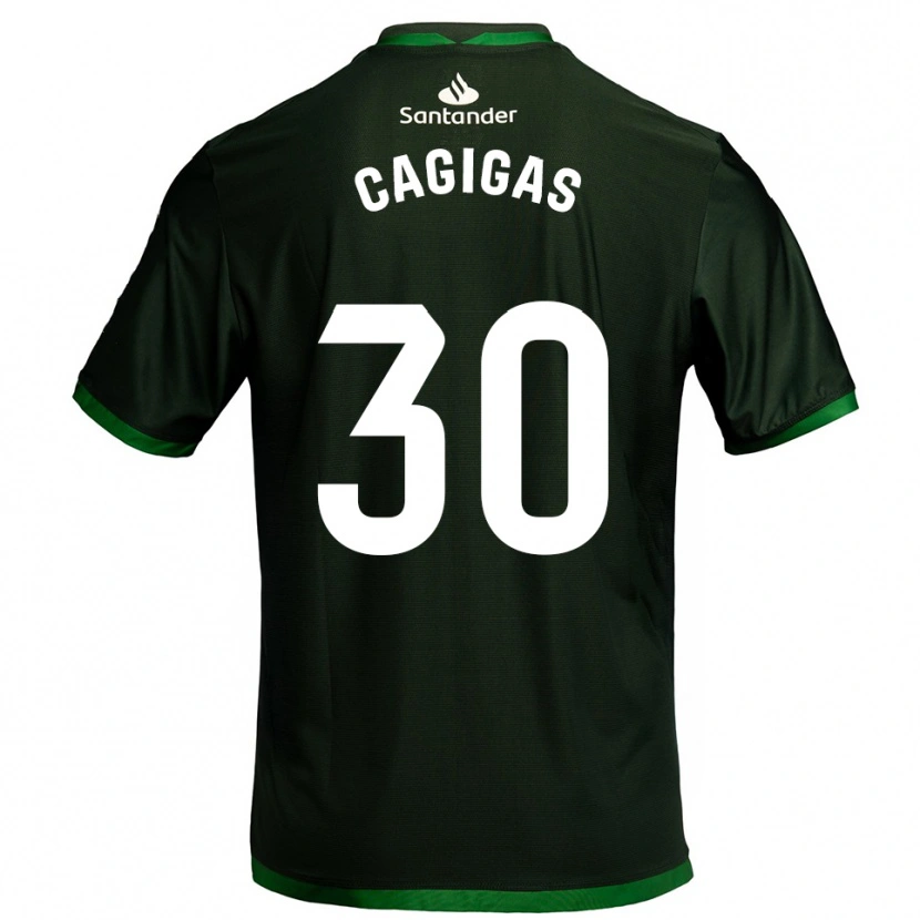 Danxen Herren Iván Cagigas #30 Dunkelgrün Auswärtstrikot Trikot 2025/26 T-Shirt Österreich