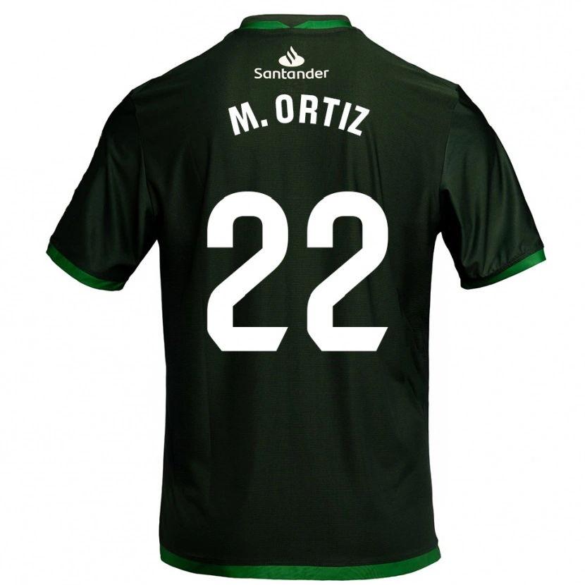 Danxen Herren María Ortiz Heras #22 Dunkelgrün Auswärtstrikot Trikot 2025/26 T-Shirt Österreich