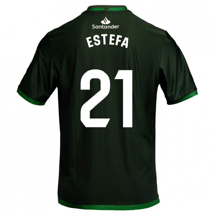 Danxen Herren Estefanía Torralba Pareja #21 Dunkelgrün Auswärtstrikot Trikot 2025/26 T-Shirt Österreich