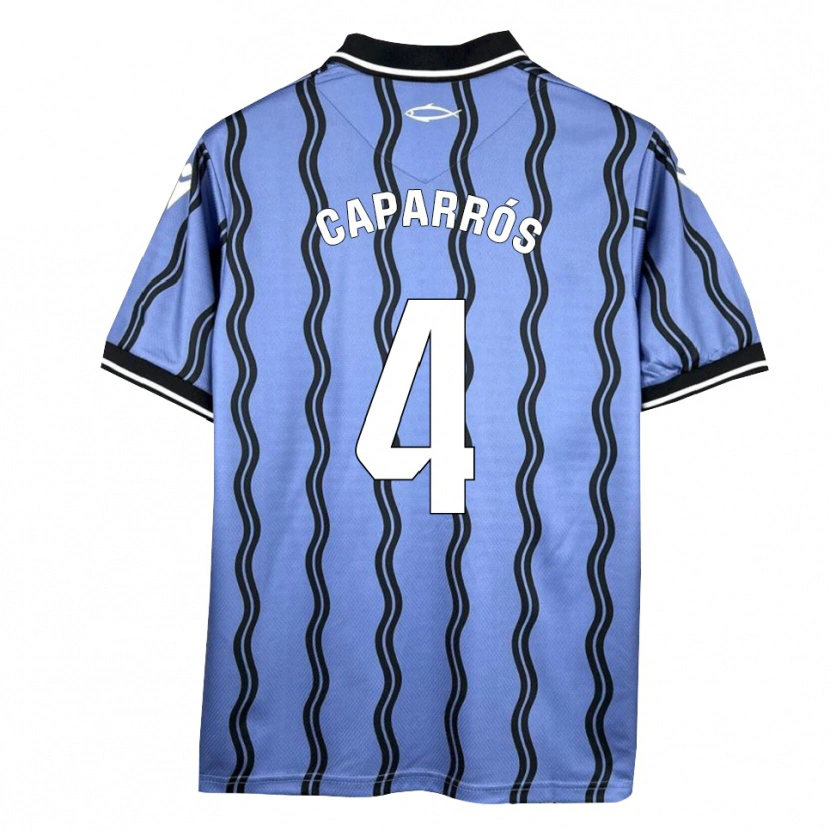 Danxen Herren Albert Caparrós #4 Dunkelblau Schwarz Auswärtstrikot Trikot 2025/26 T-Shirt Österreich