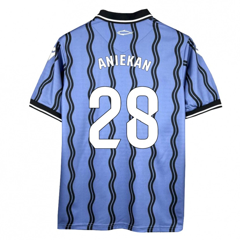 Danxen Herren Bless Aniekan #28 Dunkelblau Schwarz Auswärtstrikot Trikot 2025/26 T-Shirt Österreich
