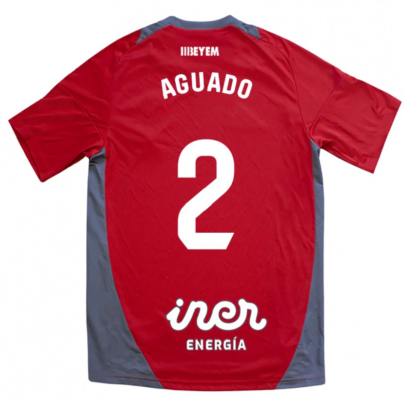 Danxen Herren Lorenzo Aguado #2 Rot Grau Auswärtstrikot Trikot 2025/26 T-Shirt Österreich