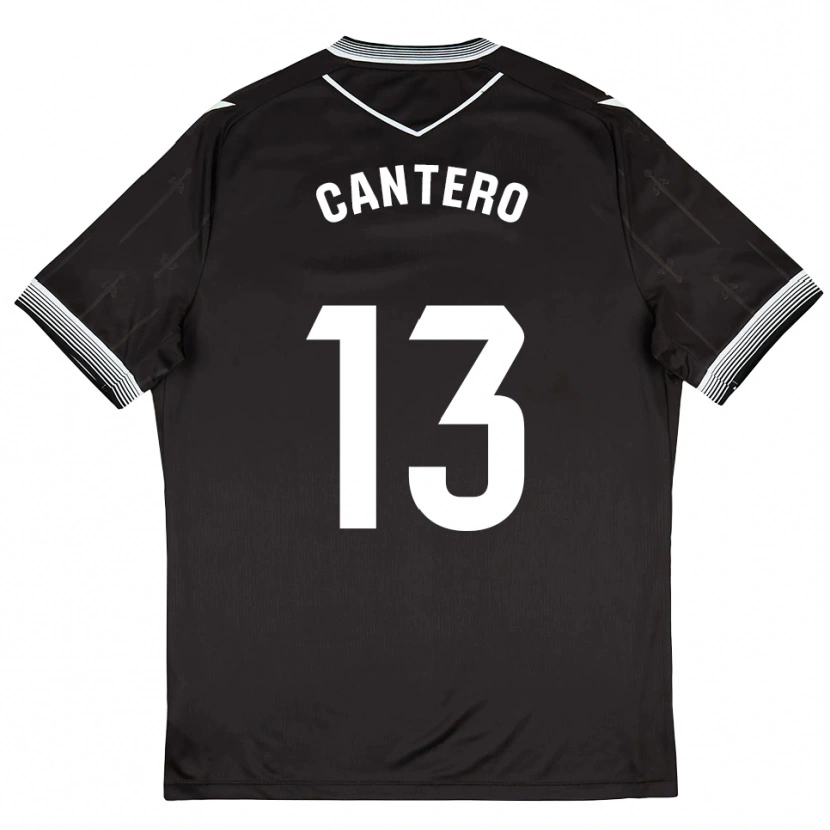 Danxen Herren Ander Cantero #13 Schwarz Weiß Auswärtstrikot Trikot 2025/26 T-Shirt Österreich