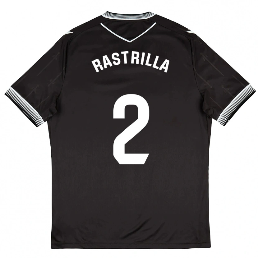 Danxen Herren Hugo Rastrilla #2 Schwarz Weiß Auswärtstrikot Trikot 2025/26 T-Shirt Österreich