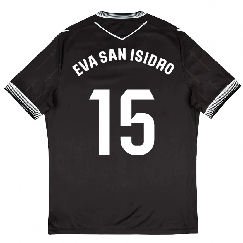 Danxen Herren Eva San Isidro #15 Schwarz Weiß Auswärtstrikot Trikot 2025/26 T-Shirt Österreich