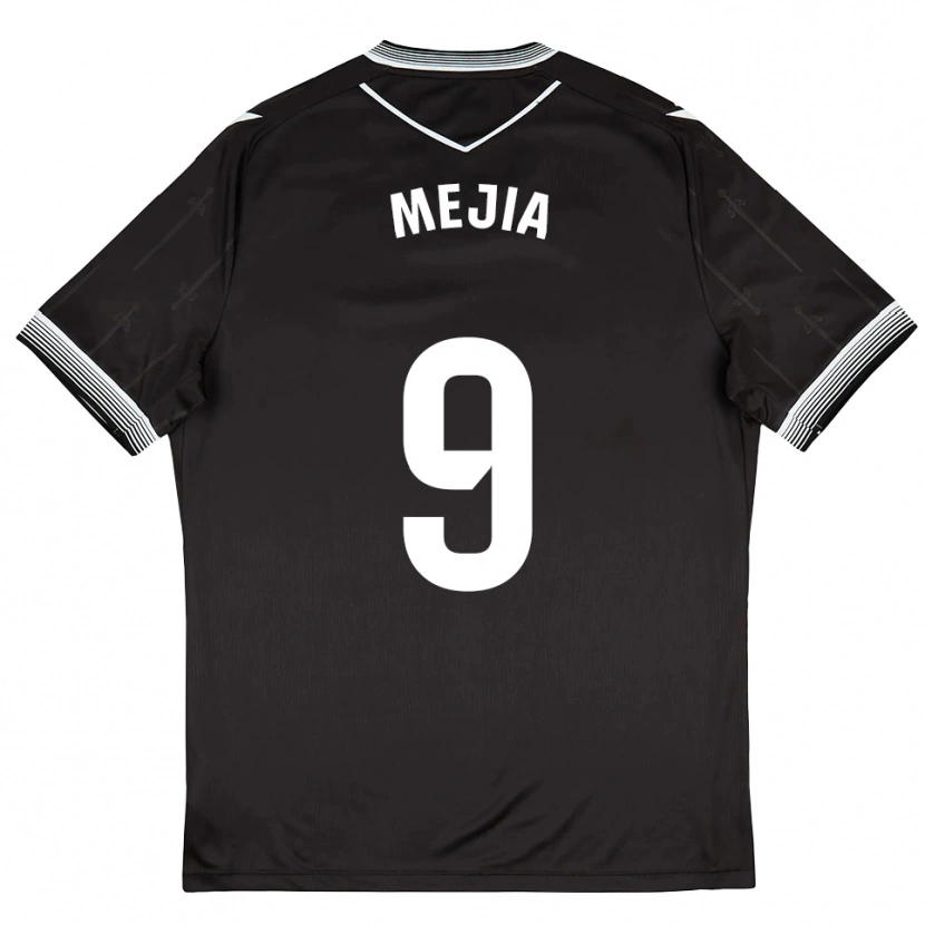 Danxen Herren Mateo Mejía #9 Schwarz Weiß Auswärtstrikot Trikot 2025/26 T-Shirt Österreich