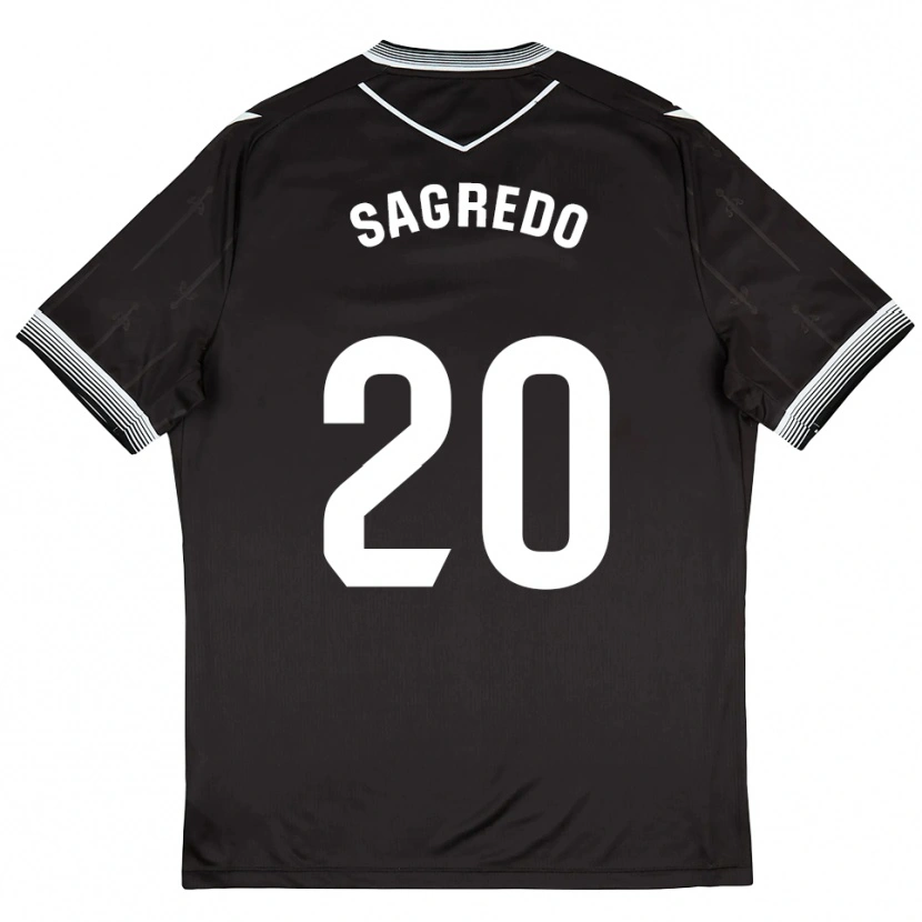 Danxen Herren Pablo Sagredo #20 Schwarz Weiß Auswärtstrikot Trikot 2025/26 T-Shirt Österreich