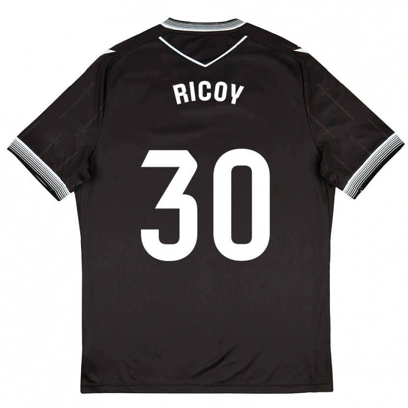 Danxen Herren Lucas Ricoy #30 Schwarz Weiß Auswärtstrikot Trikot 2025/26 T-Shirt Österreich