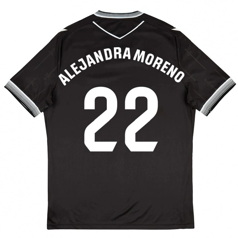 Danxen Herren Alejandra Moreno #22 Schwarz Weiß Auswärtstrikot Trikot 2025/26 T-Shirt Österreich