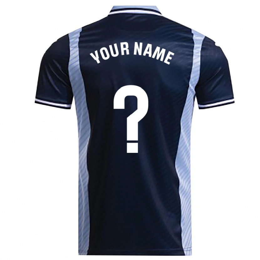 Danxen Herren Ihren Namen #0 Marine Himmelblau Auswärtstrikot Trikot 2025/26 T-Shirt Österreich