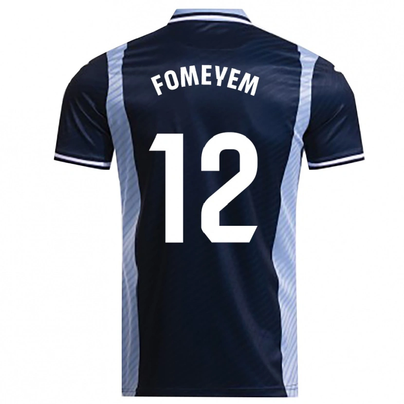 Danxen Herren Franck Fomeyem #12 Marine Himmelblau Auswärtstrikot Trikot 2025/26 T-Shirt Österreich