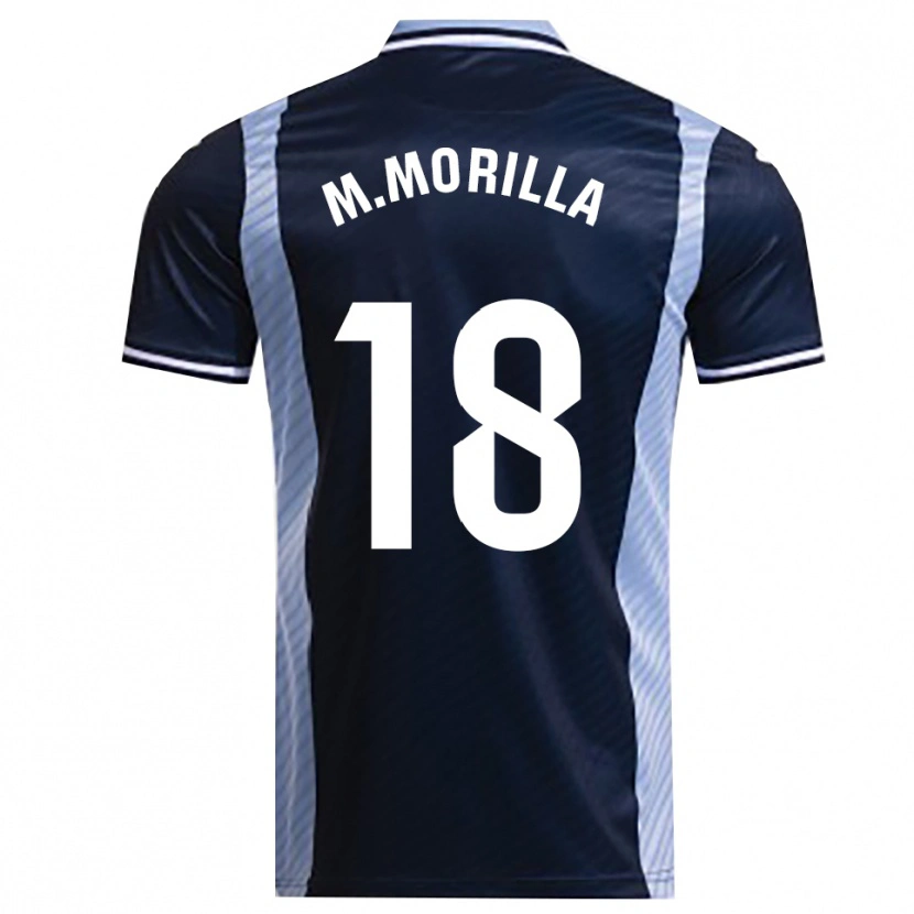 Danxen Herren María Morilla Obrero #18 Marine Himmelblau Auswärtstrikot Trikot 2025/26 T-Shirt Österreich