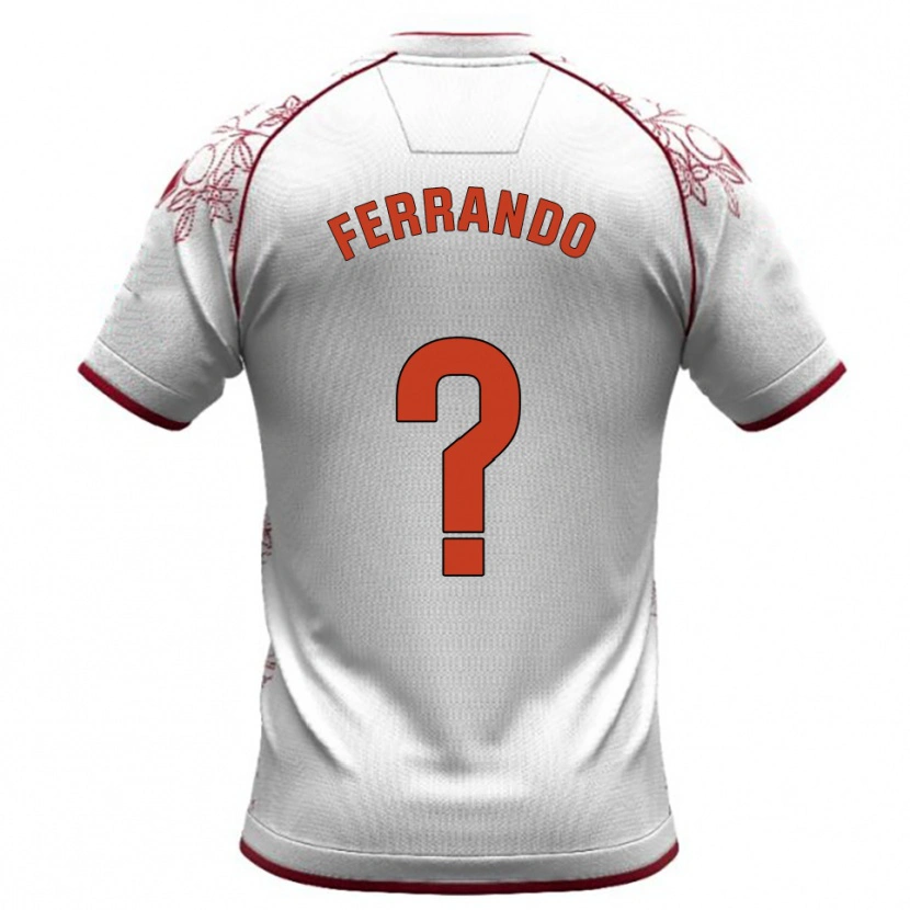 Danxen Herren Juanki Ferrando #0 Weiß Burgunderrot Auswärtstrikot Trikot 2025/26 T-Shirt Österreich