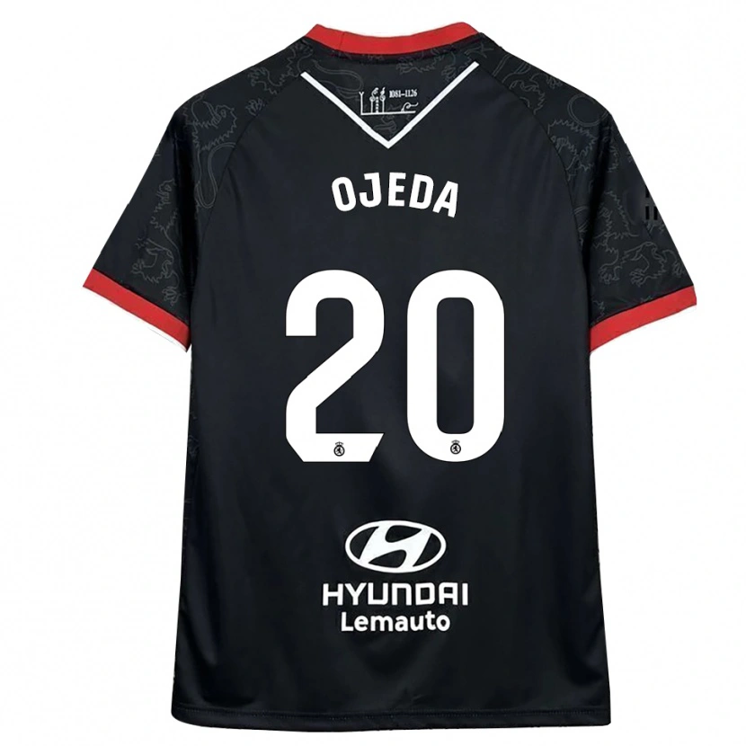 Danxen Herren Thiago Ojeda #20 Schwarz Rot Auswärtstrikot Trikot 2025/26 T-Shirt Österreich