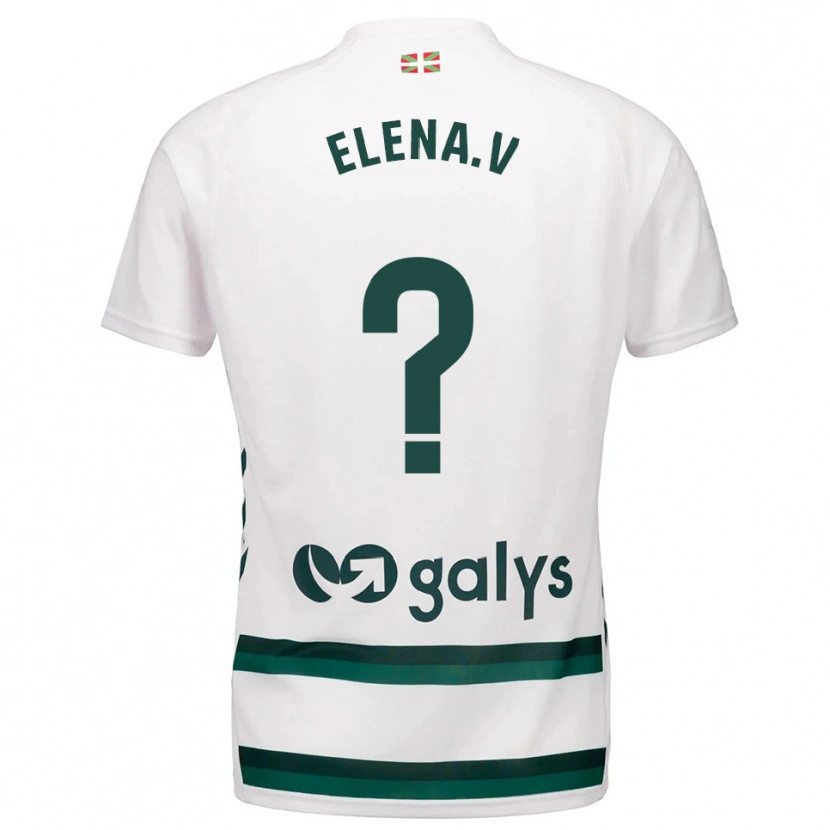 Danxen Herren Elena Valej Montañés #0 Weiß Grün Auswärtstrikot Trikot 2025/26 T-Shirt Österreich