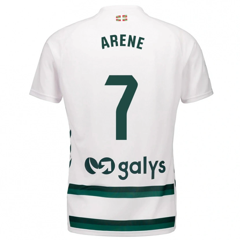 Danxen Herren Arene Altonaga Echeverria #7 Weiß Grün Auswärtstrikot Trikot 2025/26 T-Shirt Österreich