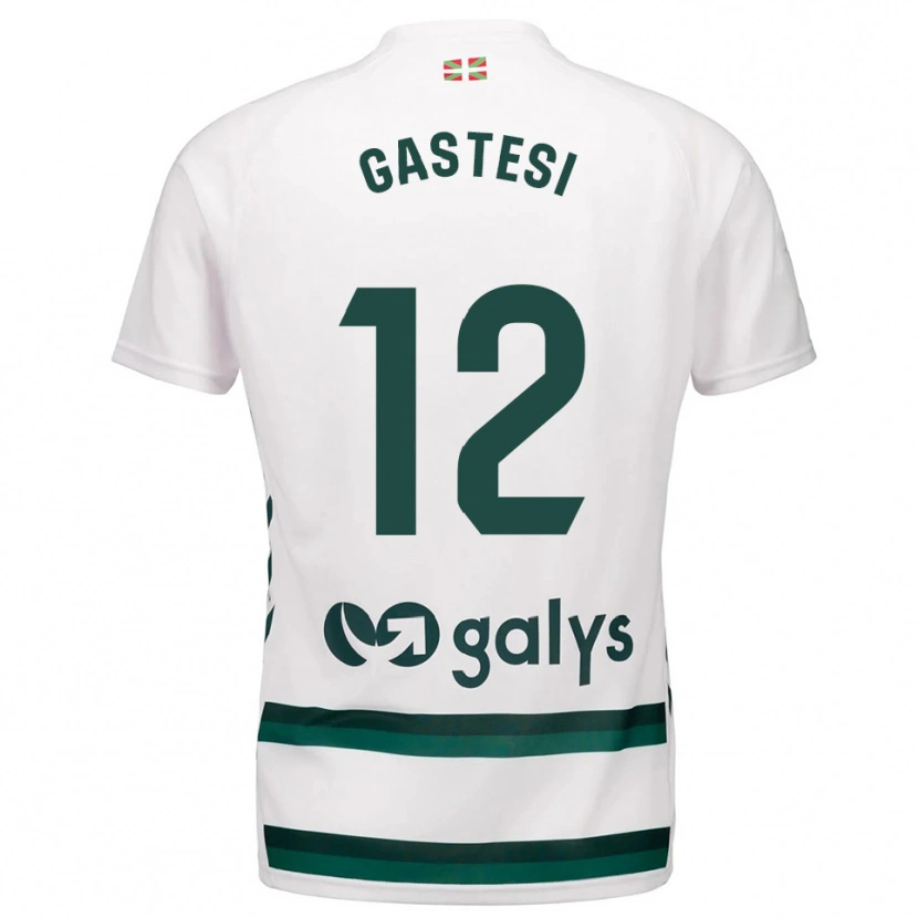 Danxen Herren Gorka Gastesi #12 Weiß Grün Auswärtstrikot Trikot 2025/26 T-Shirt Österreich