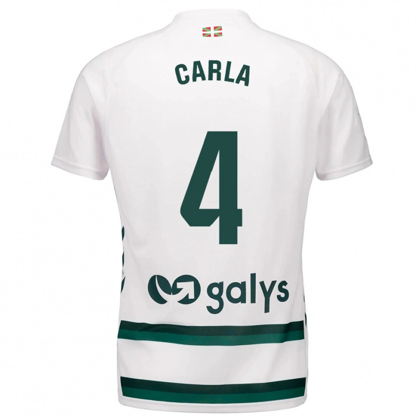 Danxen Herren Carla Andrés Abad #4 Weiß Grün Auswärtstrikot Trikot 2025/26 T-Shirt Österreich