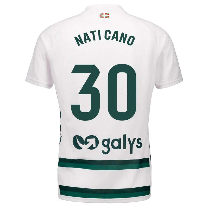 Danxen Herren Natividad Cano Cabello #30 Weiß Grün Auswärtstrikot Trikot 2025/26 T-Shirt Österreich