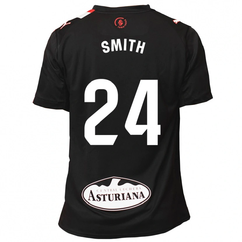 Danxen Herren Justin Smith #24 Schwarz Weiß Auswärtstrikot Trikot 2025/26 T-Shirt Österreich