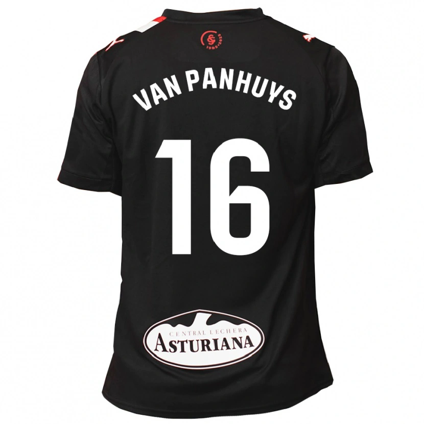 Danxen Herren Pieter Van Panhuys #16 Schwarz Weiß Auswärtstrikot Trikot 2025/26 T-Shirt Österreich