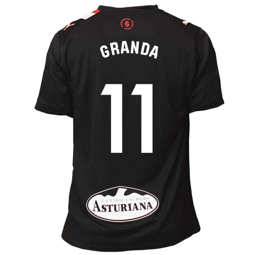 Danxen Herren Lucía Granda Ibañez #11 Schwarz Weiß Auswärtstrikot Trikot 2025/26 T-Shirt Österreich