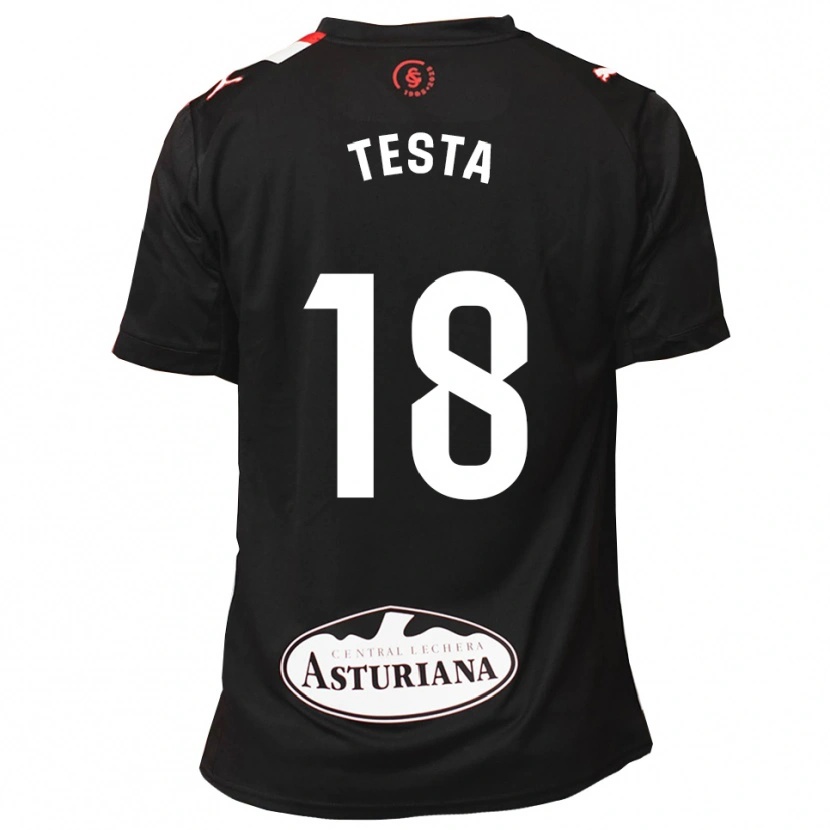 Danxen Herren Laura Testa Roca #18 Schwarz Weiß Auswärtstrikot Trikot 2025/26 T-Shirt Österreich