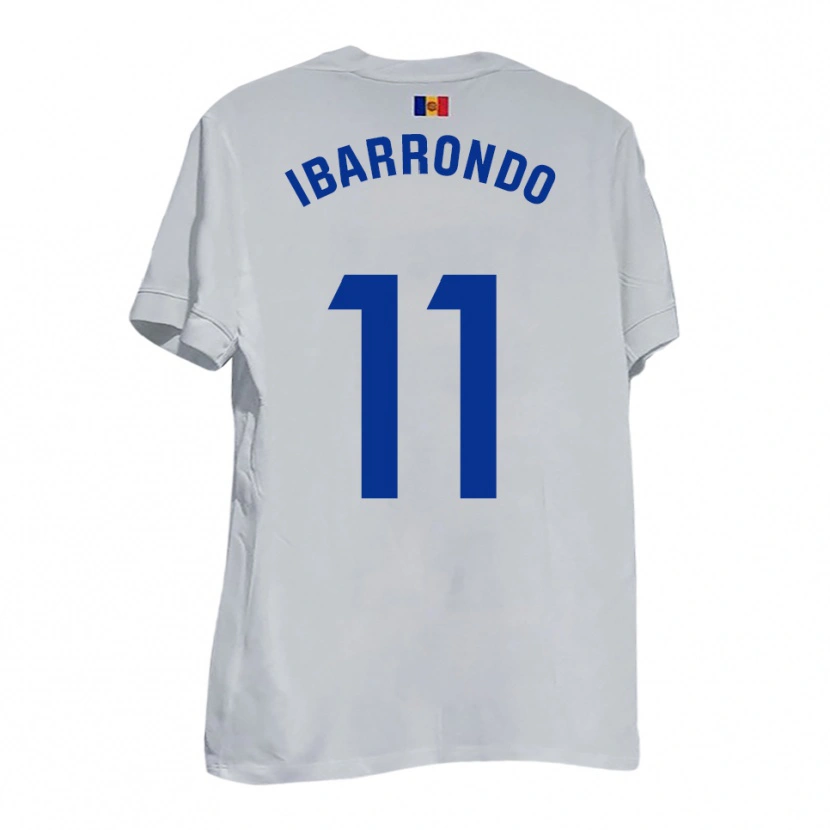 Danxen Herren Alejandro Ibarrondo #11 Weiß Blau Gelb Auswärtstrikot Trikot 2025/26 T-Shirt Österreich