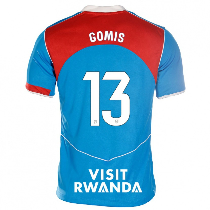 Danxen Herren Antonio Gomis #13 Blau Weiß Ausweichtrikot Trikot 2025/26 T-Shirt Österreich