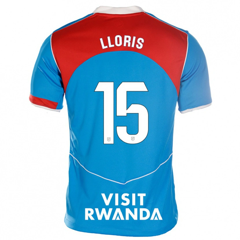 Danxen Herren Silvia Lloris #15 Blau Weiß Ausweichtrikot Trikot 2025/26 T-Shirt Österreich