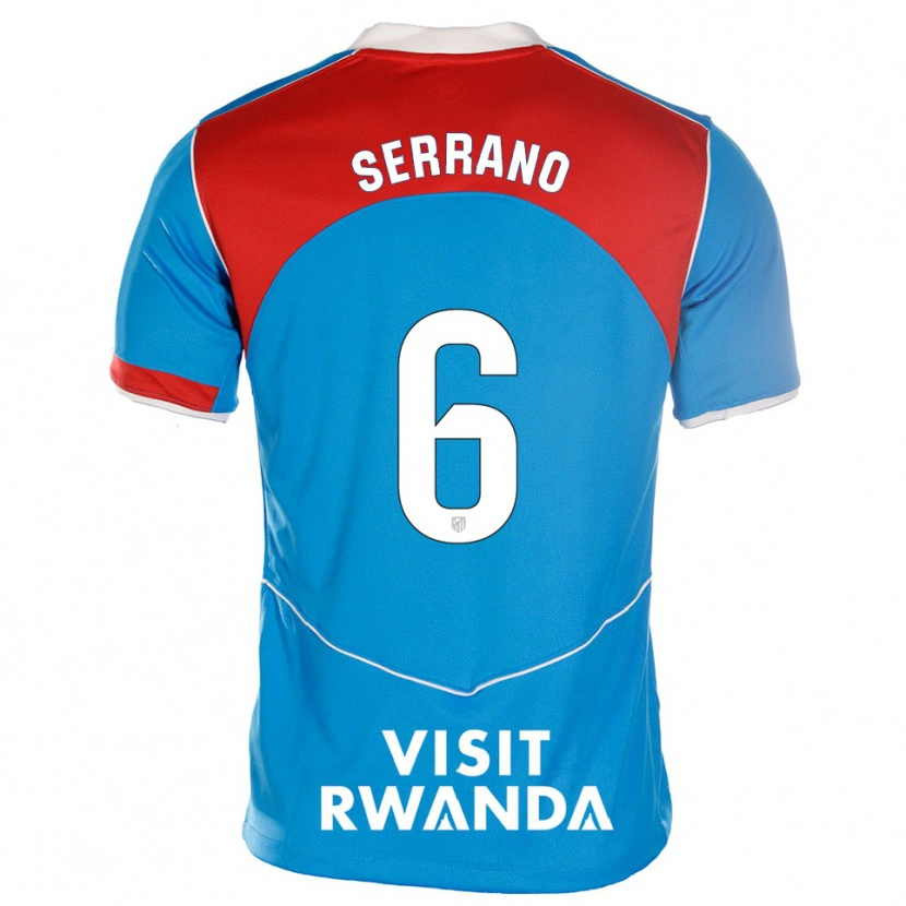 Danxen Herren Javi Serrano #6 Blau Weiß Ausweichtrikot Trikot 2025/26 T-Shirt Österreich