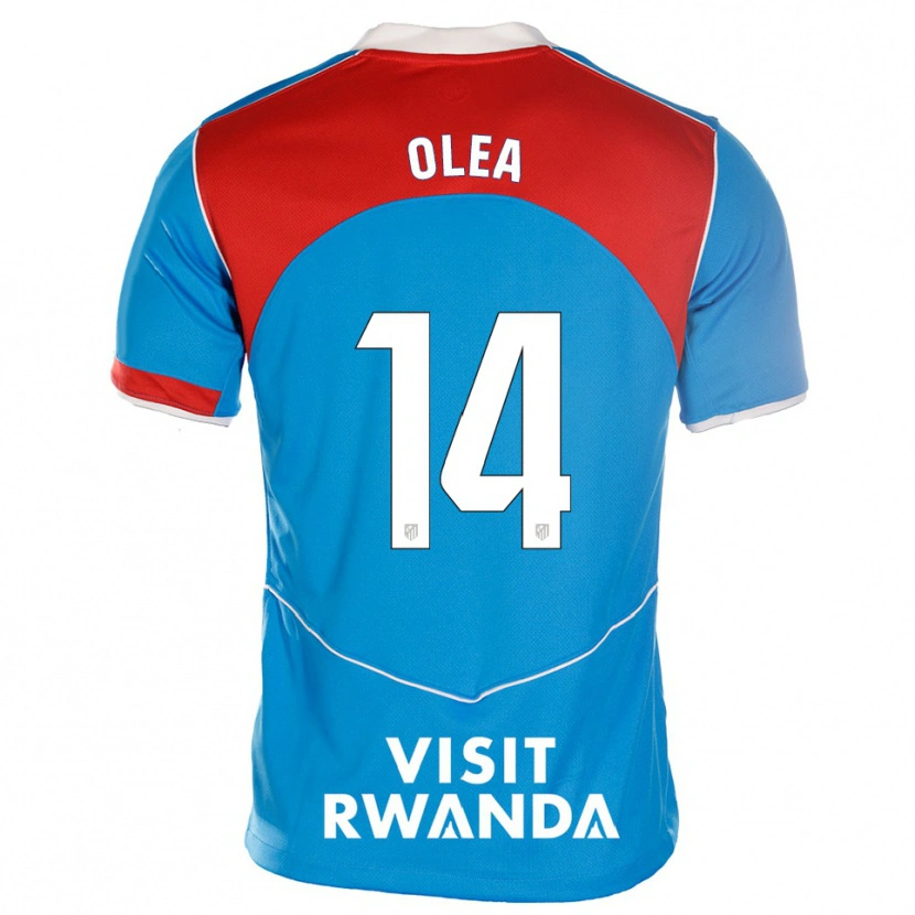 Danxen Herren Rubén Olea #14 Blau Weiß Ausweichtrikot Trikot 2025/26 T-Shirt Österreich