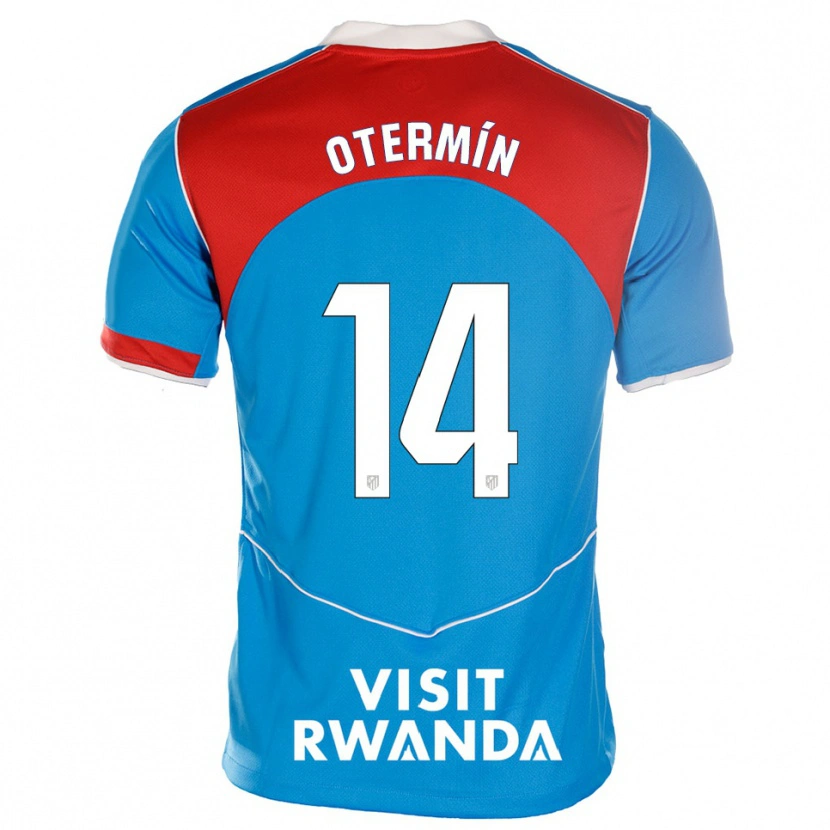 Danxen Herren Rosa Otermín #14 Blau Weiß Ausweichtrikot Trikot 2025/26 T-Shirt Österreich