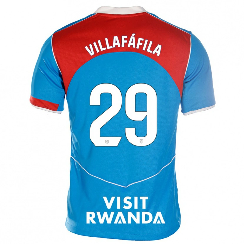 Danxen Herren Mariano Villafáfila #29 Blau Weiß Ausweichtrikot Trikot 2025/26 T-Shirt Österreich